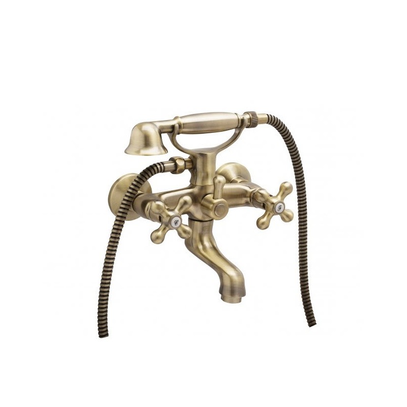 Grifo Ducha Bimando Classic Bronce