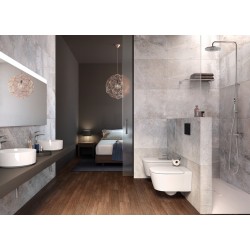 LAVABO REDONDO SOBRE ENCIMERA INSPIRA ROUND 370x140 FINECERAMIC ROCA A327523000